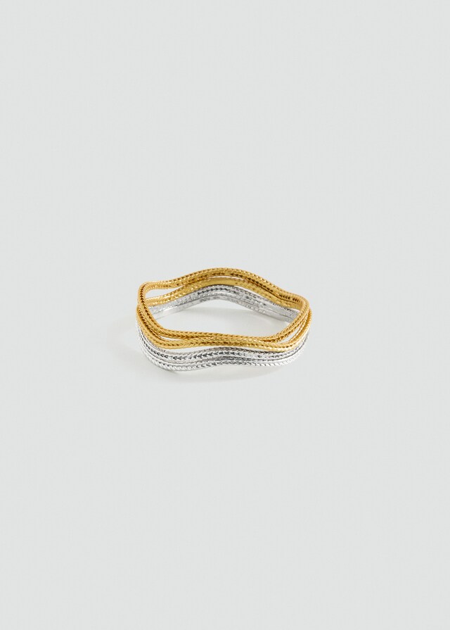 Mango Set mit Metallarmreifen zollfrei