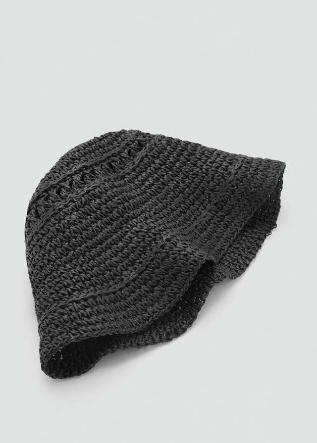 Mango Bucket Hat aus Stroh Limitierter Zeitrabatt