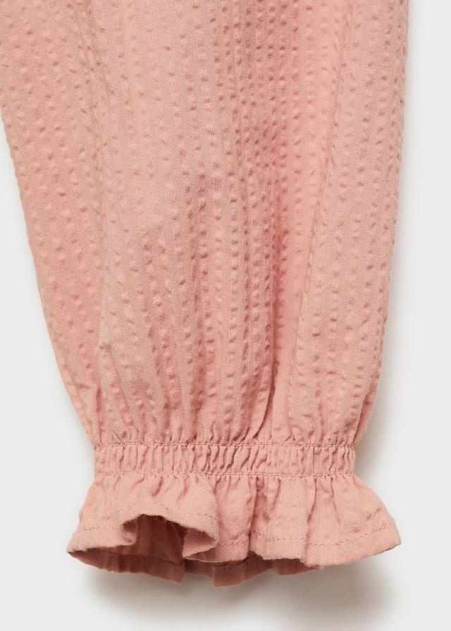 Mango Texturierte Baumwollbluse Flash Sale