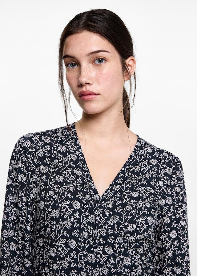 Mango Kleid mit Blumendruck Preisnachlass