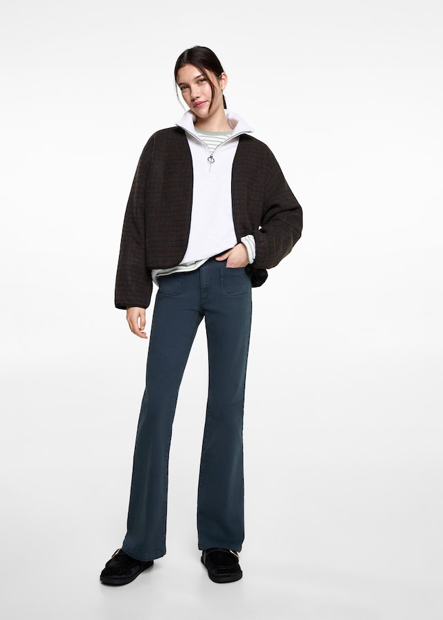 Mango Flared-Jeans mit Taschen Muttertagsangebot