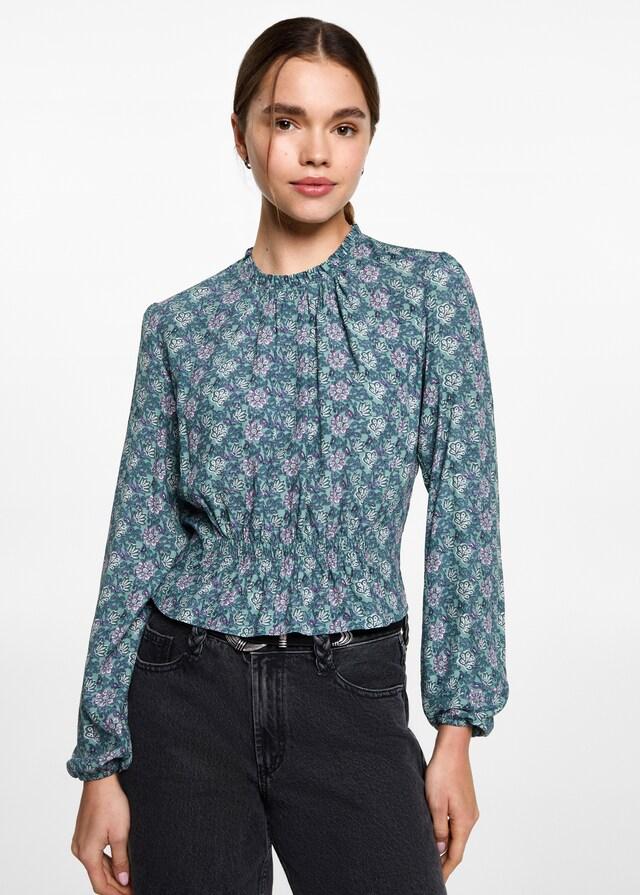 Mango Bluse mit Blumenmuster Exklusive Angebote