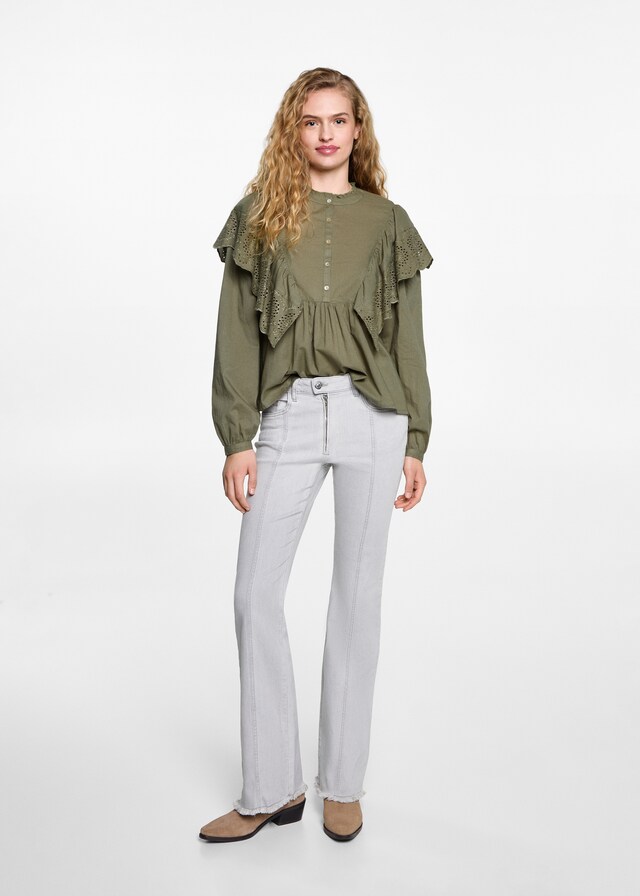 Mango Rüschenbluse Neuheiten