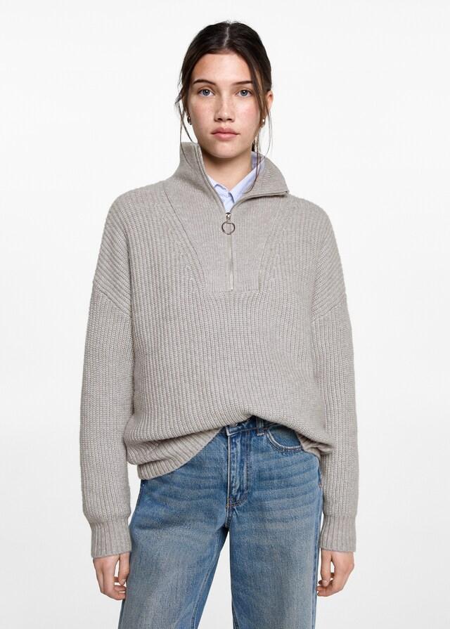 Mango Strickpullover mit Troyerkragen JETZT KAUFEN