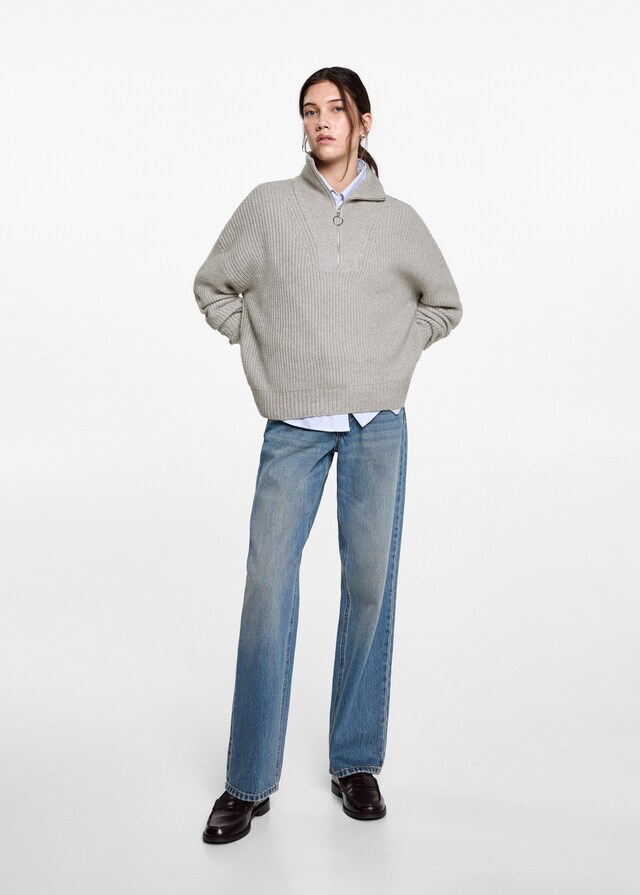 Mango Strickpullover mit Troyerkragen JETZT KAUFEN