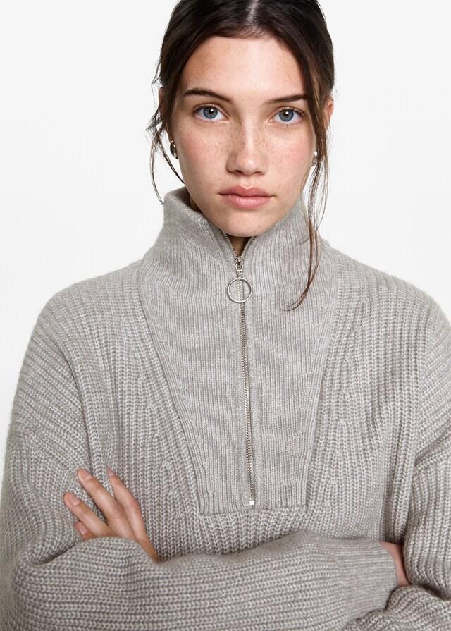Mango Strickpullover mit Troyerkragen JETZT KAUFEN