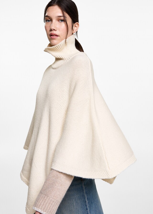 Mango Strickponcho Zeitbegrenzte Promotion