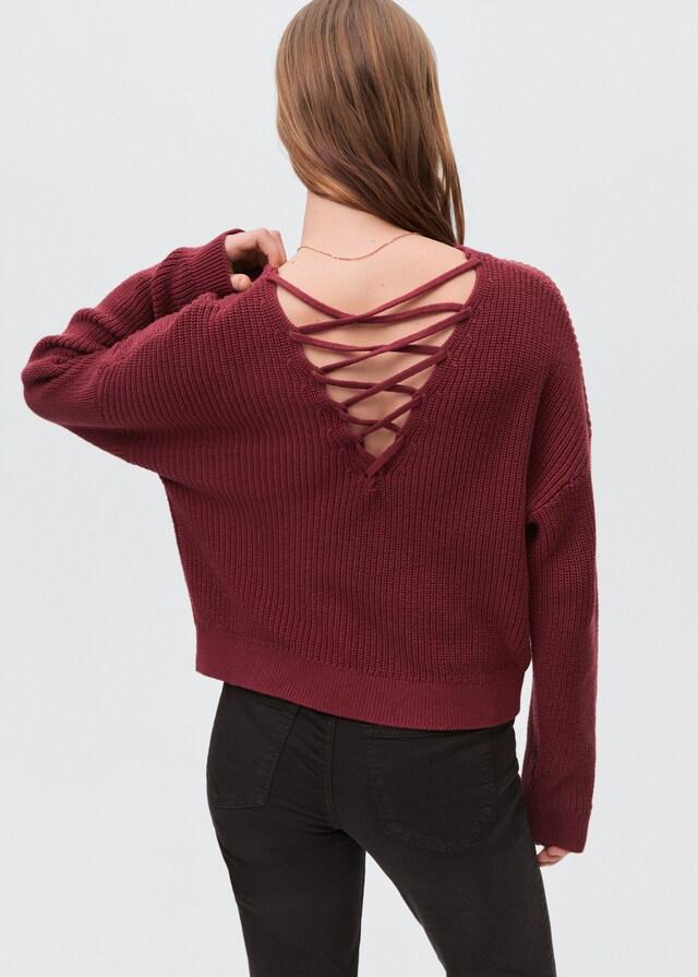 Mango Strickpullover mit Schlitzen Bis zu 60% Rabatt