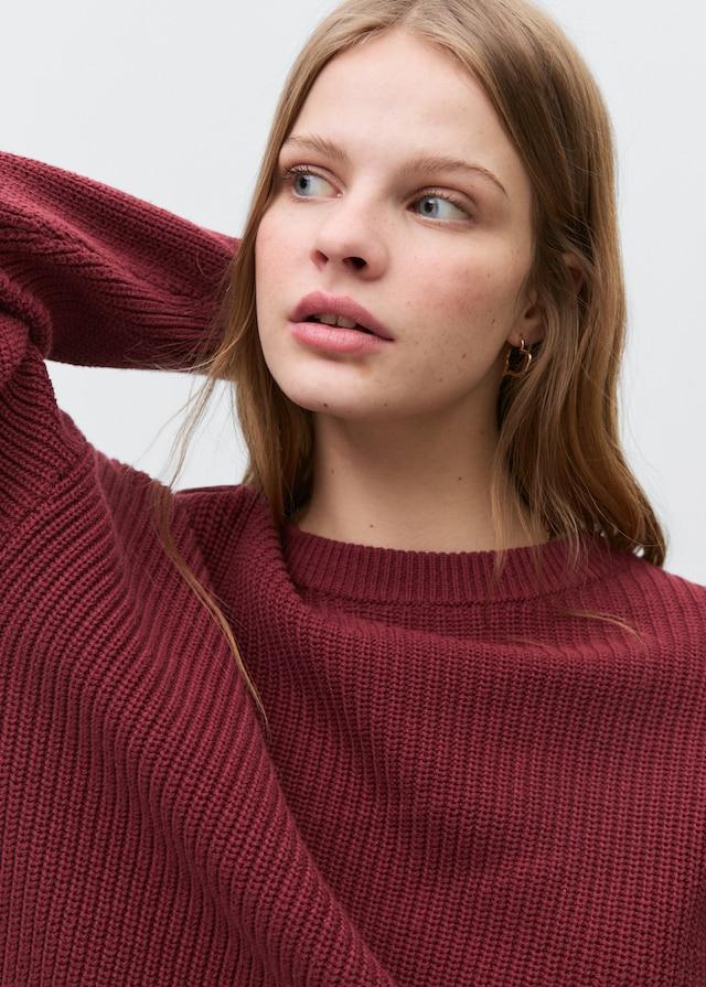 Mango Strickpullover mit Schlitzen Bis zu 60% Rabatt