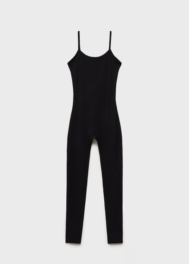 Mango Eng anliegender Sport-Jumpsuit Super Rabatt