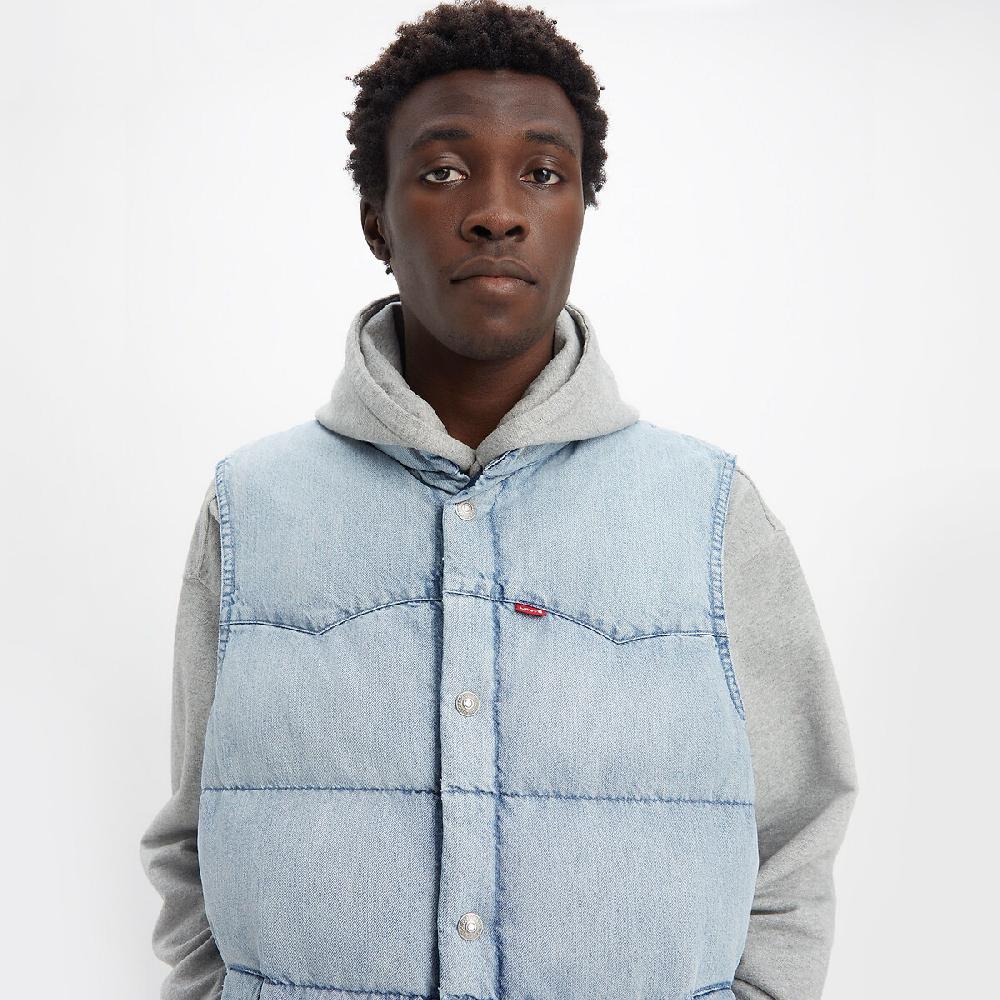 laredoute Gestepptes Jeans-Gilet hellblau LEVI'S Saisonale Angebote