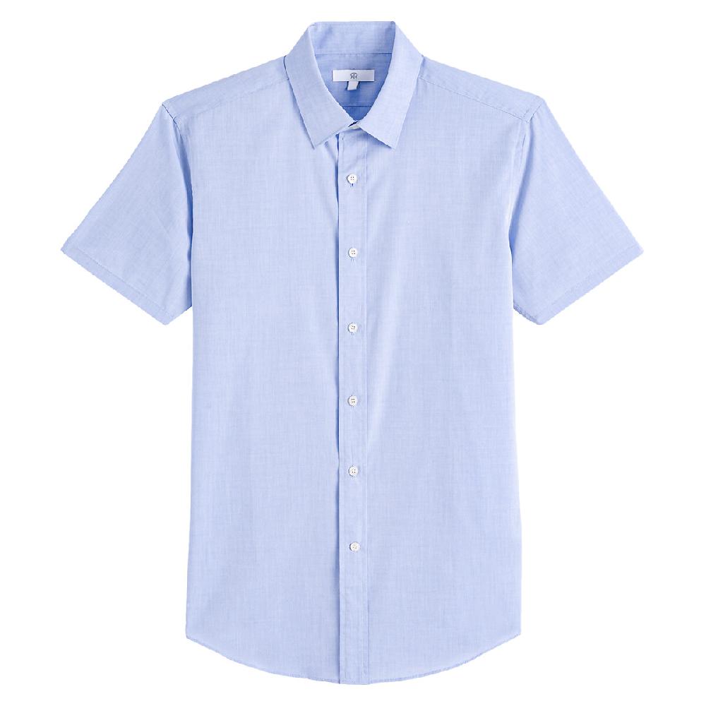 laredoute Kurzärmeliges Hemd aus Popeline Regular-Fit - LA REDOUTE COLLECTIONS Sonderangebot der Fabrik