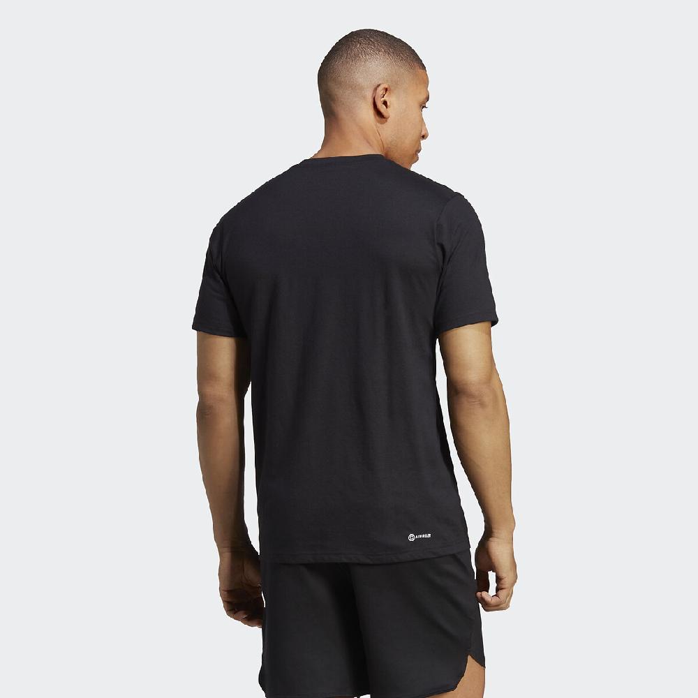 laredoute T-Shirt mit rundem Ausschnitt schwarz adidas Performance 2025