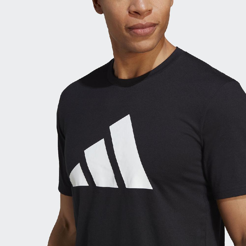 laredoute T-Shirt mit rundem Ausschnitt schwarz adidas Performance 2025
