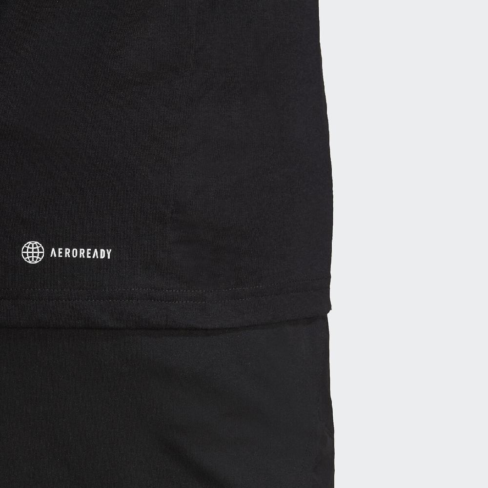 laredoute T-Shirt mit rundem Ausschnitt schwarz adidas Performance 2025