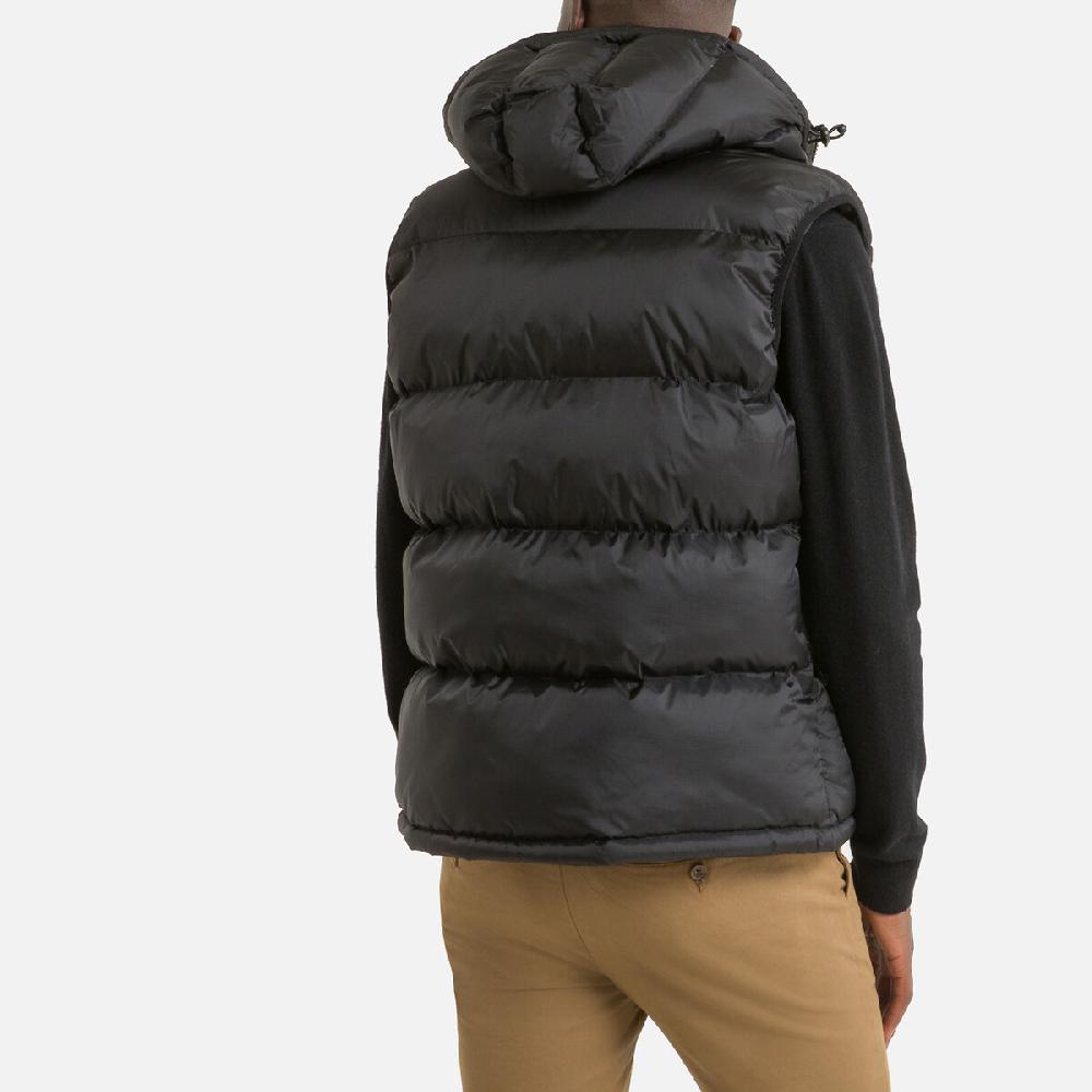 laredoute Ärmelloses Stepp-Gilet Idaho 2V mit Kapuze schwarz SCHOTT Begrenztes Angebot