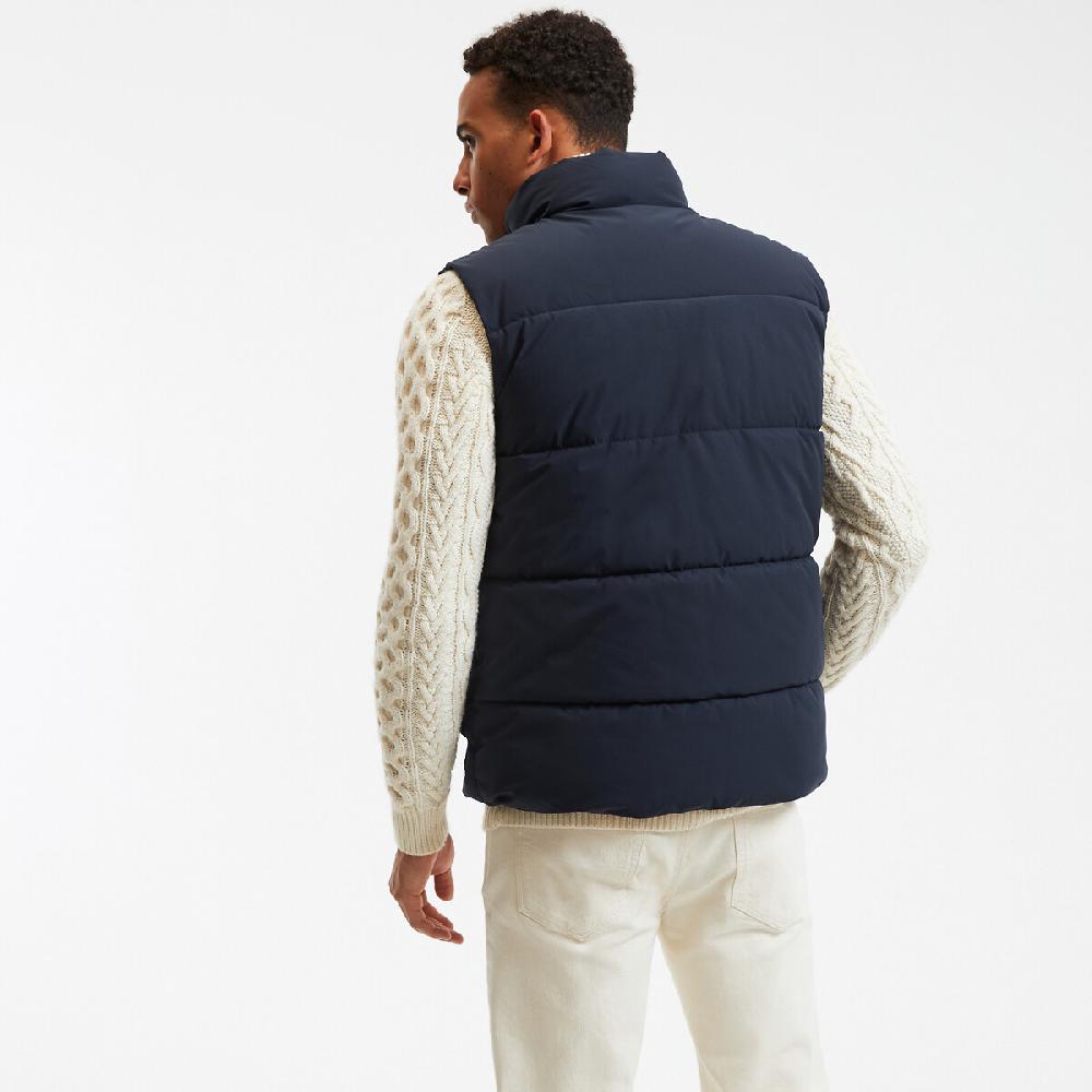 laredoute Kurzes Steppgilet für die Übergangszeit Stehkragen dark navy LA REDOUTE COLLECTIONS Exklusive Angebote
