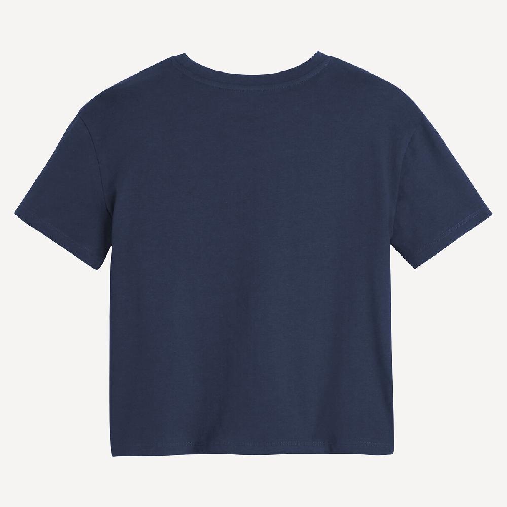 laredoute T-Shirt mit rundem Ausschnitt & Sonnen-Print marine LA REDOUTE COLLECTIONS Sonderangebote