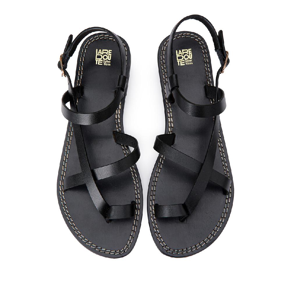 laredoute Signature-Zehensandalen aus Leder schwarz LA REDOUTE COLLECTIONS Riesige Ersparnisse