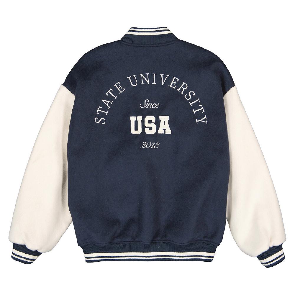 laredoute Jacke im College-Style marine/ecru LA REDOUTE COLLECTIONS VIP-Rabatte