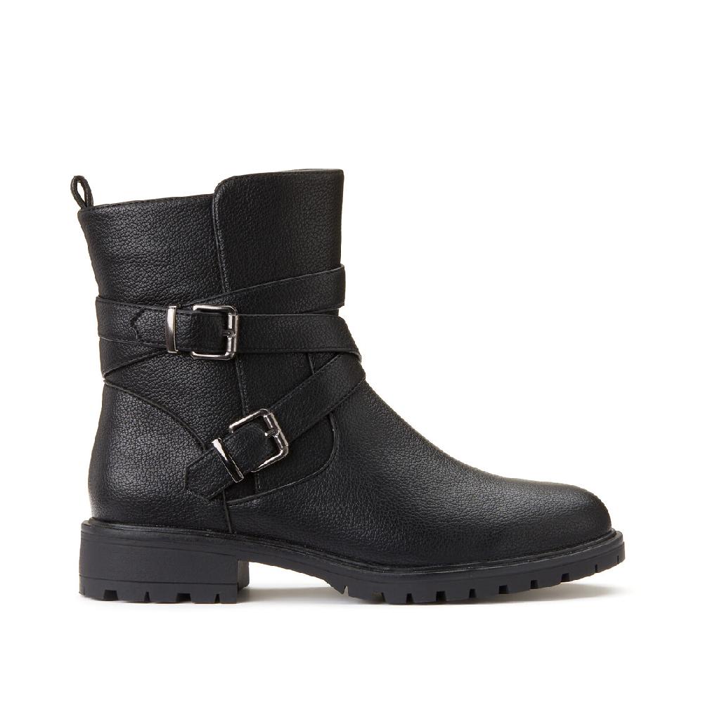 laredoute Boots im Bikerstil Profilsohle schwarz LA REDOUTE COLLECTIONS Wochenangebot