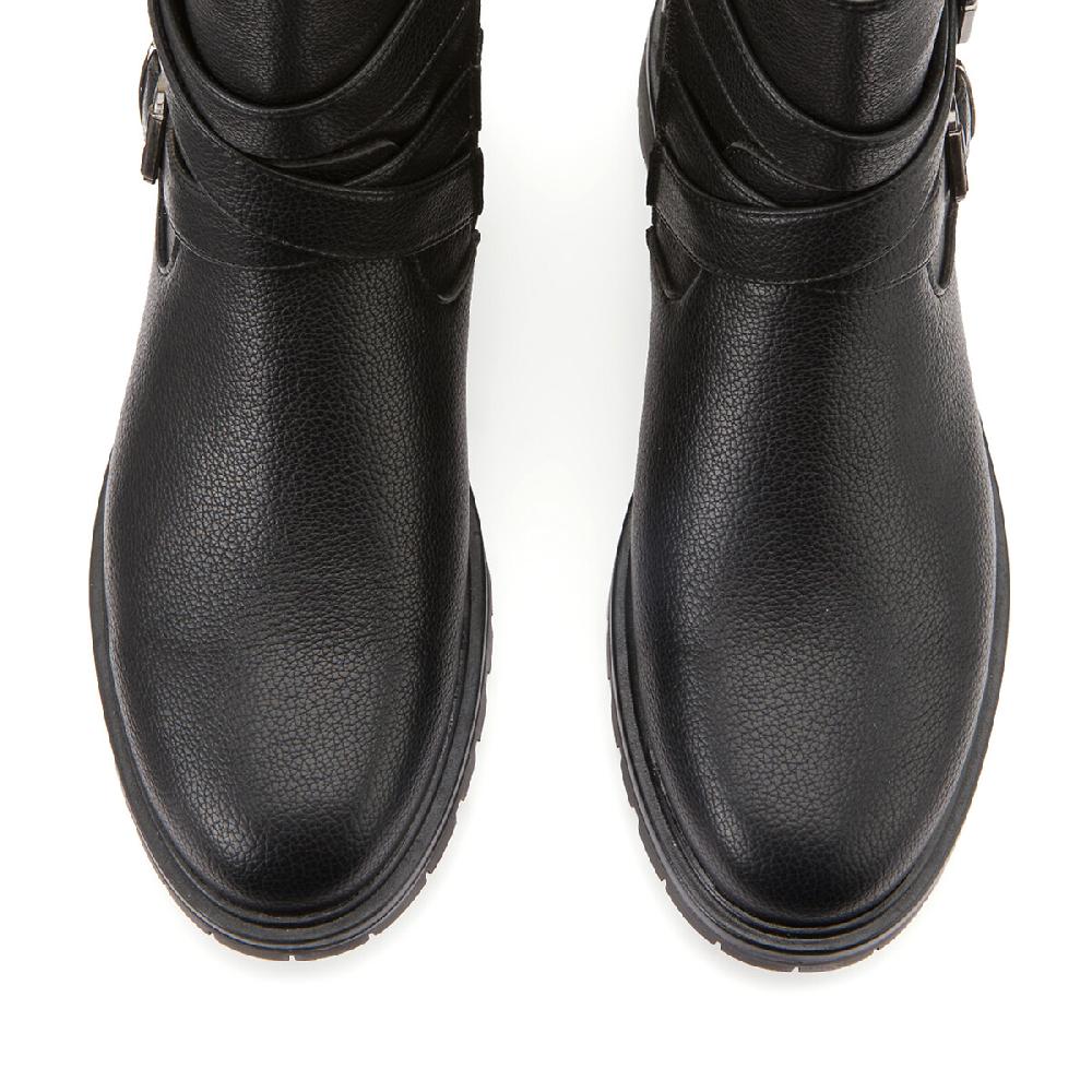 laredoute Boots im Bikerstil Profilsohle schwarz LA REDOUTE COLLECTIONS Wochenangebot
