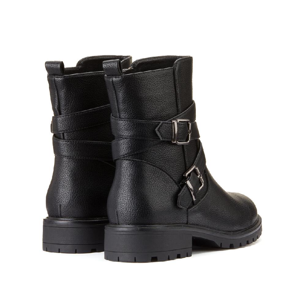 laredoute Boots im Bikerstil Profilsohle schwarz LA REDOUTE COLLECTIONS Wochenangebot