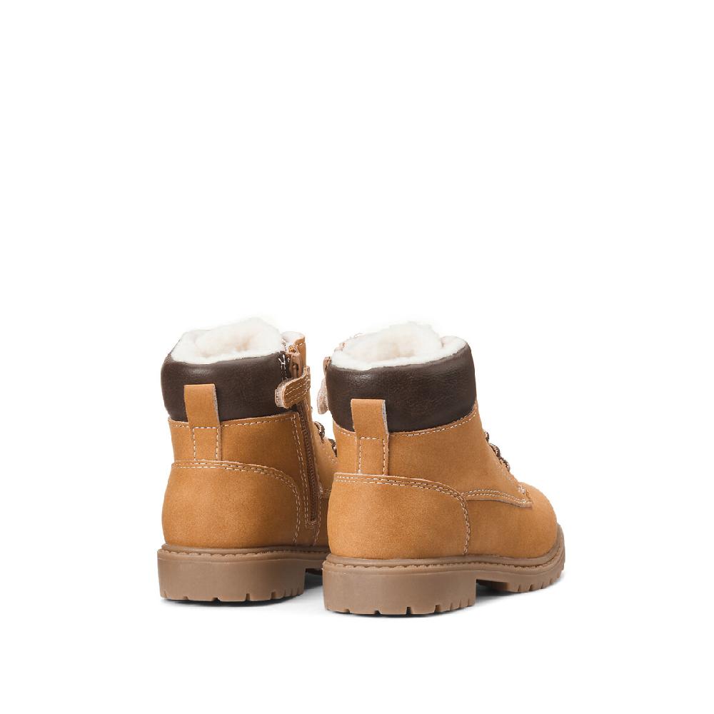 laredoute Gefütterte Boots Schnürung und Reissverschluss kamel LA REDOUTE COLLECTIONS Begrenzte Freigabe
