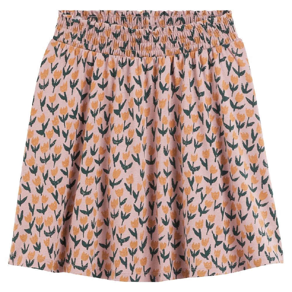 laredoute Kurzer Jerseyrock mit Blumenmuster rosa bedruckt LA REDOUTE COLLECTIONS JETZT KAUFEN