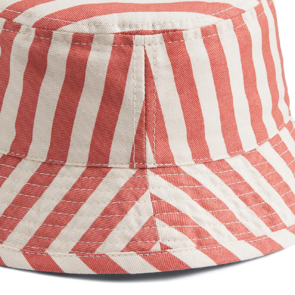 laredoute Gestreifter Bob-Hut aus Baumwolle rosa weiss gestreift LA REDOUTE COLLECTIONS Neueste Stile