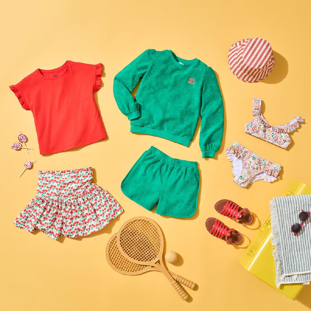 laredoute Gestreifter Bob-Hut aus Baumwolle rosa weiss gestreift LA REDOUTE COLLECTIONS Neueste Stile