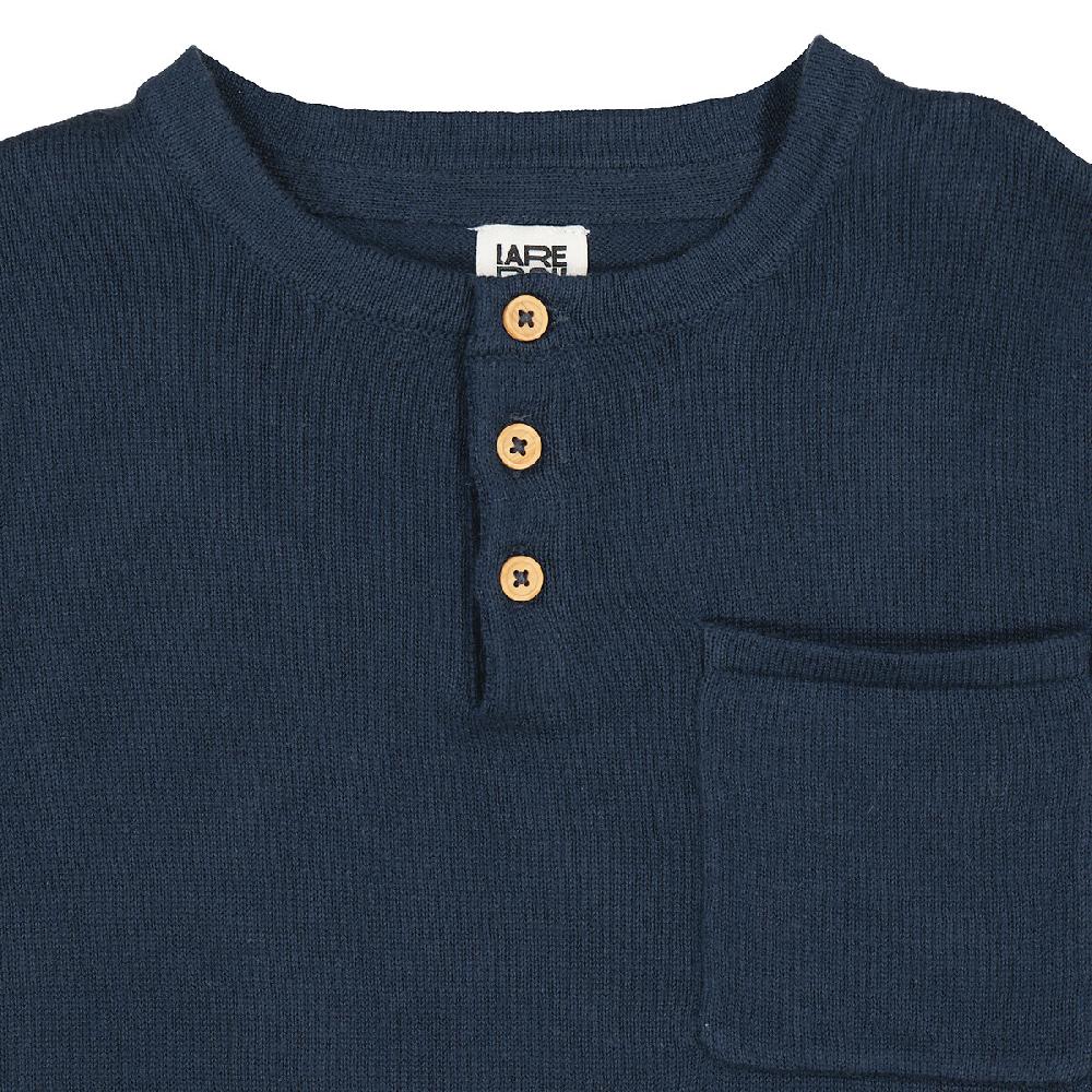 laredoute Feinstrickpullover mit Henley-Ausschnitt marine LA REDOUTE COLLECTIONS Zeitbegrenzte Promotion