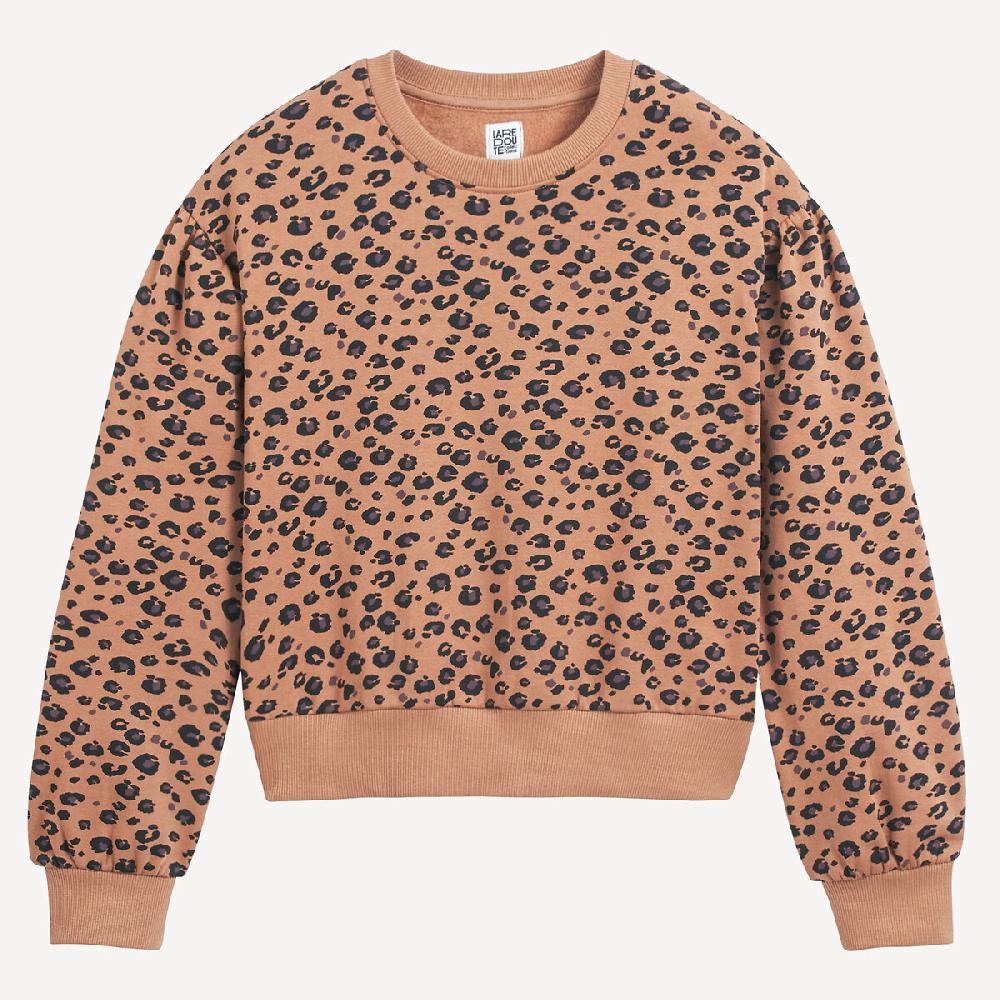 laredoute Sweatshirt mit Animalprint 18 Monate-14 Jahre leopardenmuster LA REDOUTE COLLECTIONS Nur für heute