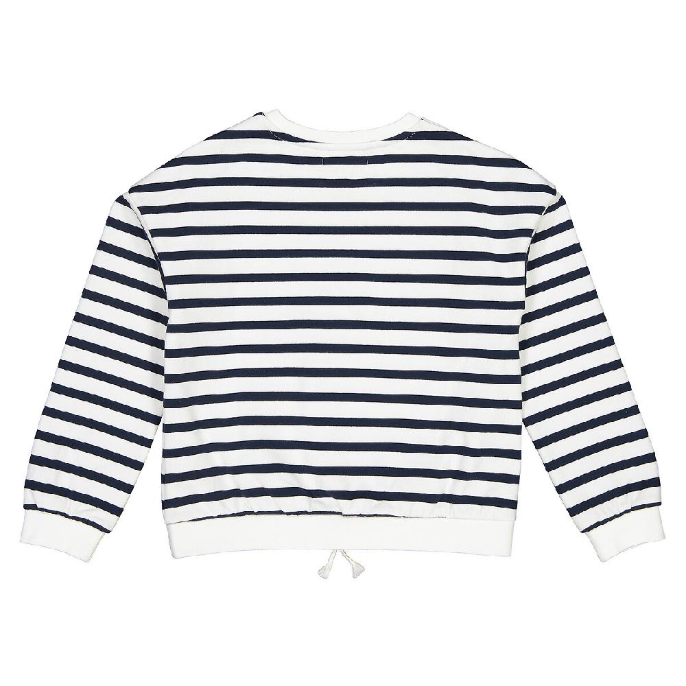 laredoute Gestreiftes Sweatshirt mit rundem Ausschnitt marine gestreift LA REDOUTE COLLECTIONS Super Rabatt