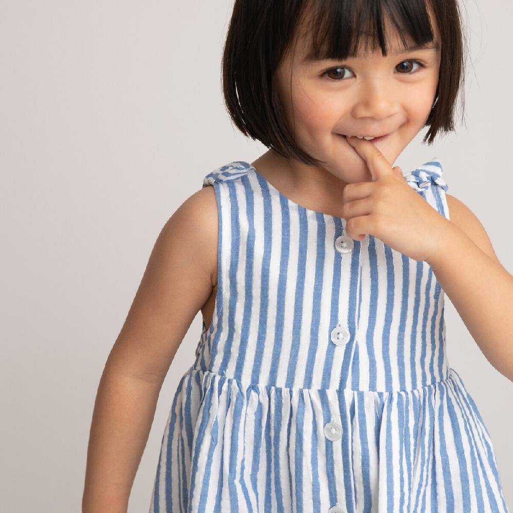 laredoute Kleid ärmellos gestreift blau LA REDOUTE COLLECTIONS Verkauf