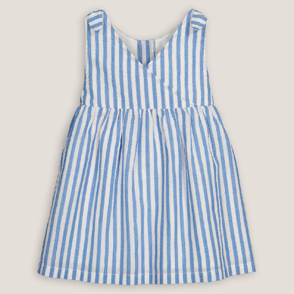 laredoute Kleid ärmellos gestreift blau LA REDOUTE COLLECTIONS Verkauf