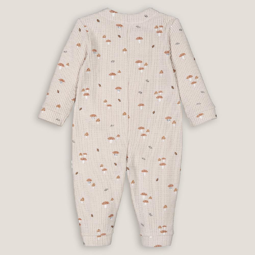 laredoute Overall aus Waffelpikee mit Pilzmuster bedruckt LA REDOUTE COLLECTIONS Angebote