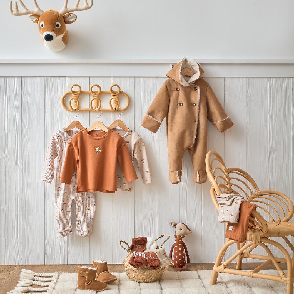 laredoute Overall aus Waffelpikee mit Pilzmuster bedruckt LA REDOUTE COLLECTIONS Angebote