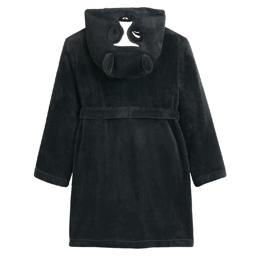 laredoute Morgenmantel mit Panda-Kapuze aus Fleece grau LA REDOUTE COLLECTIONS Hotsell