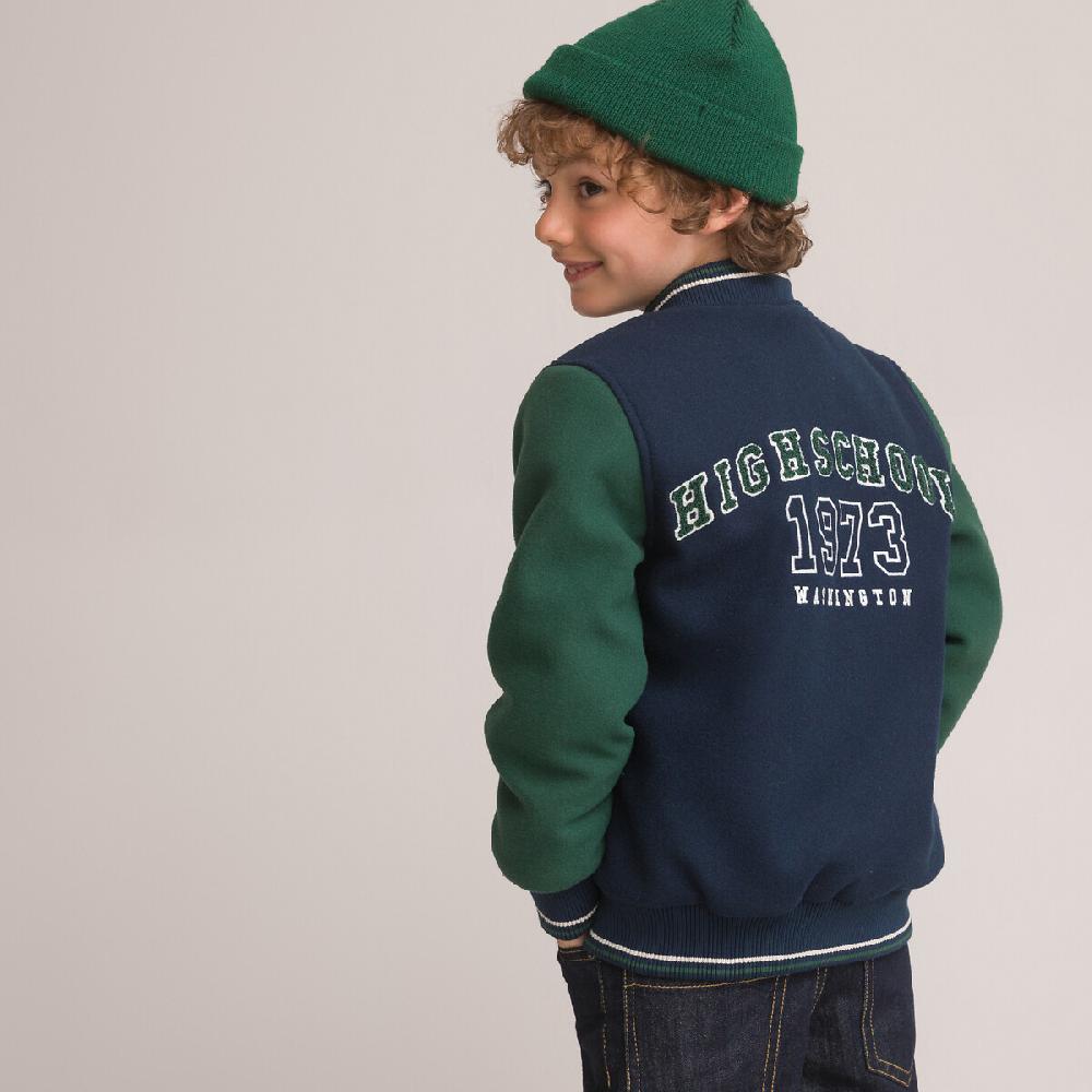 laredoute Jacke im College-Style marine/grün LA REDOUTE COLLECTIONS Meist gekauft