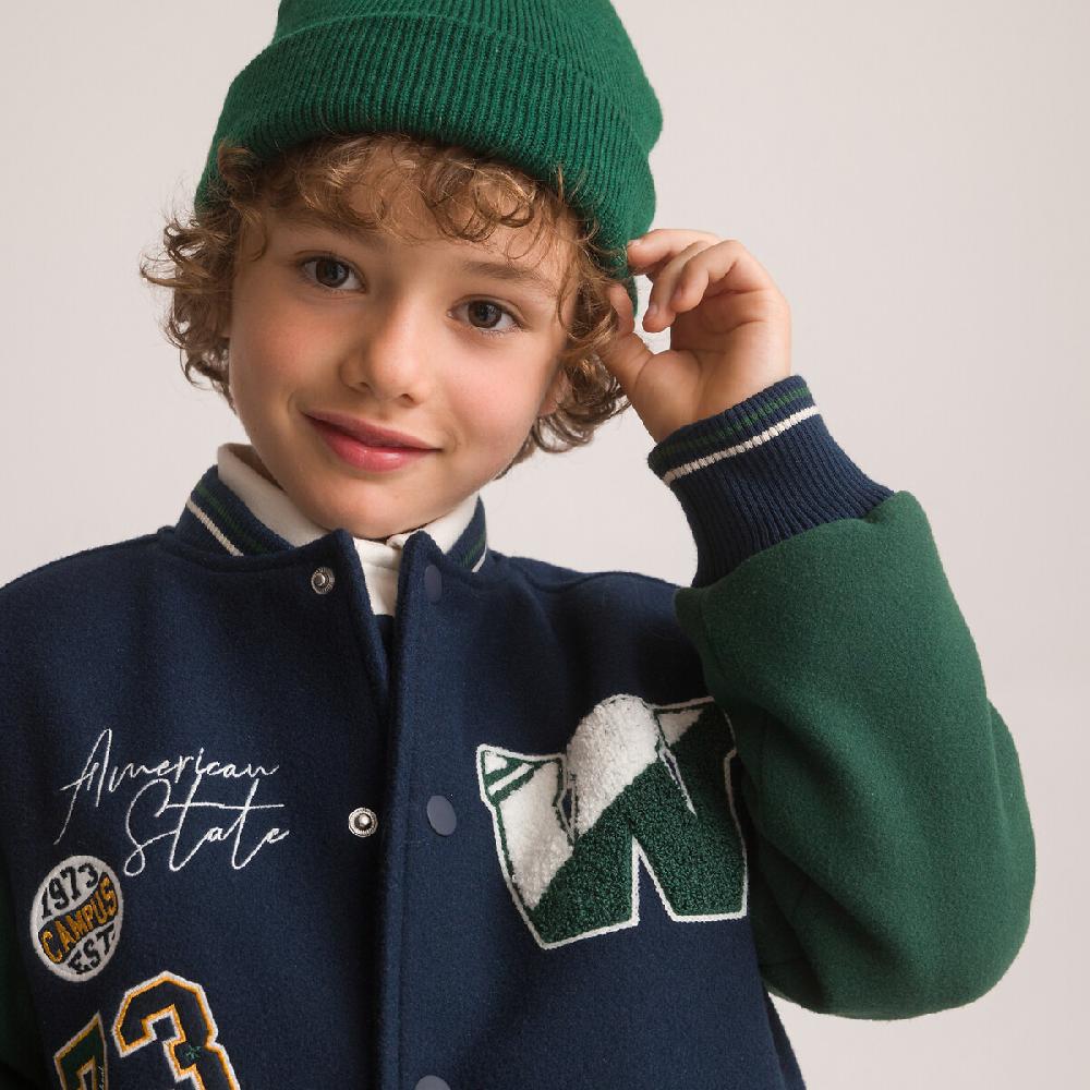 laredoute Jacke im College-Style marine/grün LA REDOUTE COLLECTIONS Meist gekauft