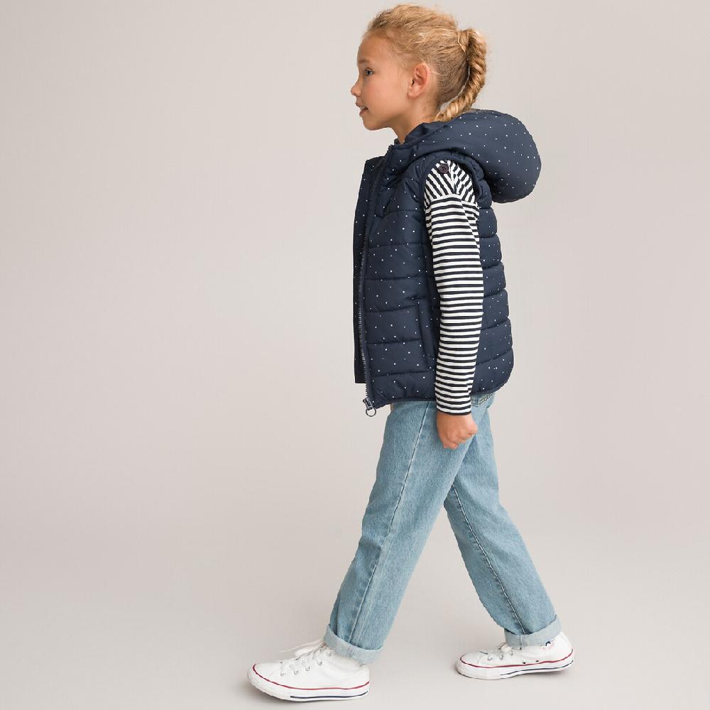 laredoute Steppjacke mit Kapuze Sternenmuster bedruckt LA REDOUTE COLLECTIONS Limitierter Zeitrabatt