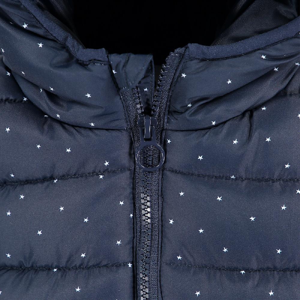 laredoute Steppjacke mit Kapuze Sternenmuster bedruckt LA REDOUTE COLLECTIONS Limitierter Zeitrabatt