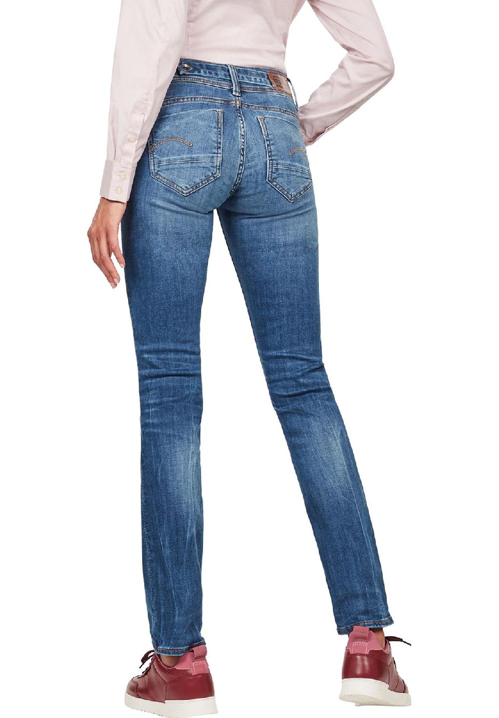 G-STAR RAW Jeans "Midge" Mid-Straight Fit uni für Damen Online Outlet