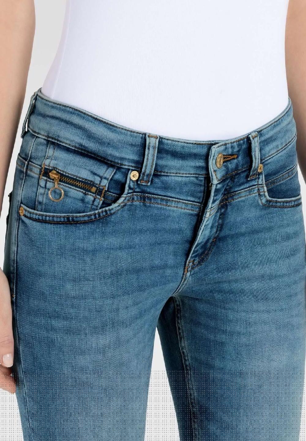 MAC Rich Jeans knöchellang Slim-Fit Fransen-Details für Damen Bestseller