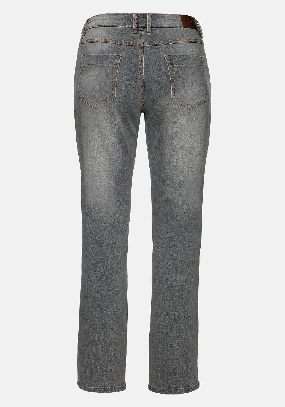 sheego Jeans »Die Gerade« mit Used-Effekten Super Sparpreis