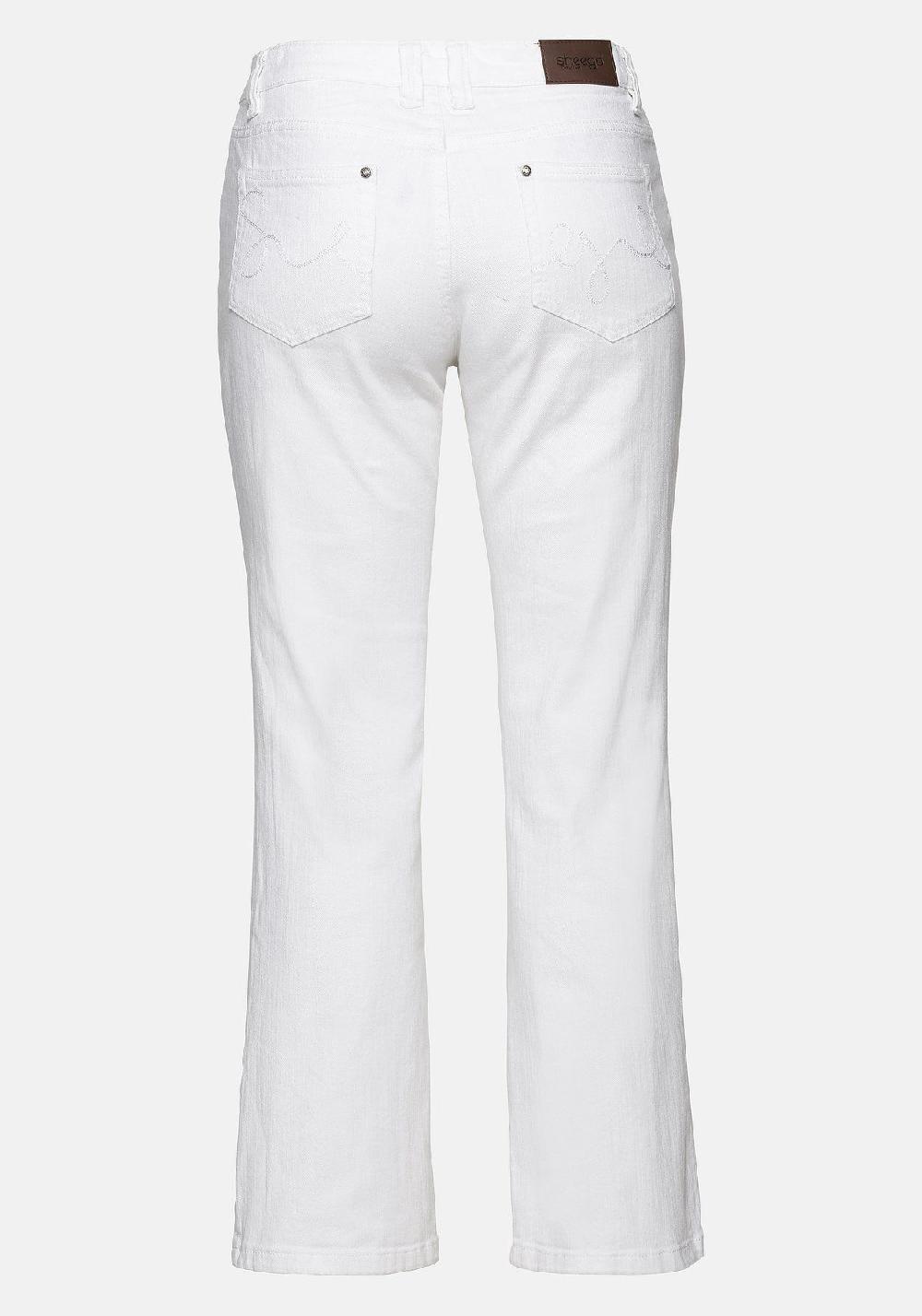 sheego Jeans in 5-Pocket-Form mit Used-Effekten Wochenangebot