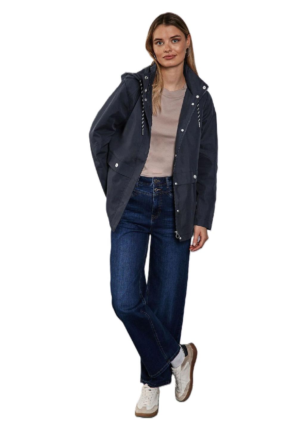Street One Parka verdeckter Reißverschluss Stehkragen für Damen Sonderangebot der Fabrik