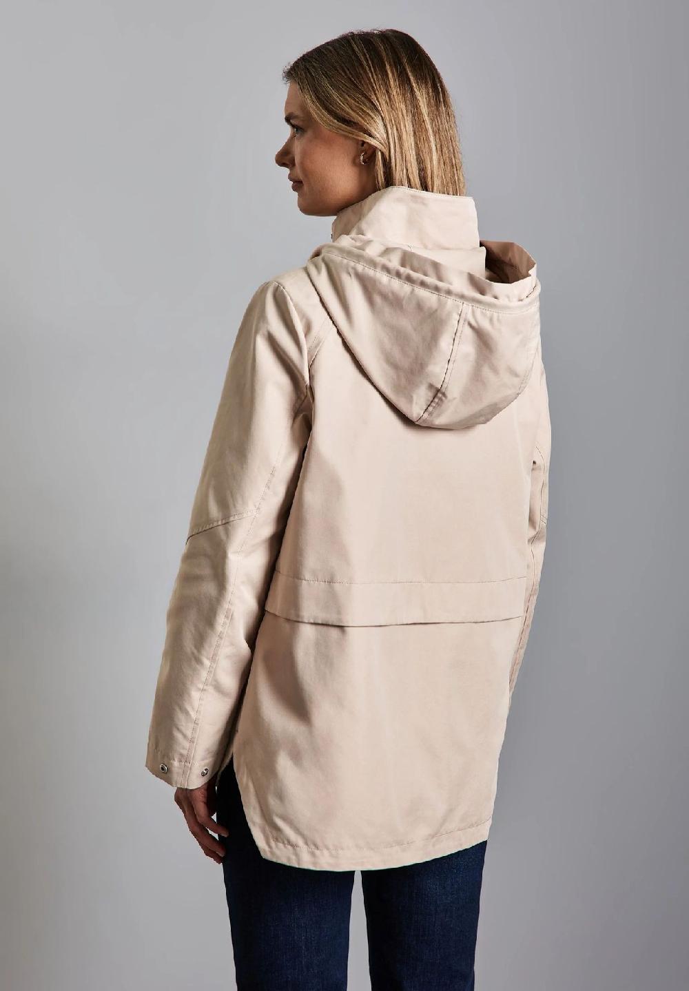 Street One Parka verdeckter Reißverschluss Stehkragen für Damen Vierteljährliche Förderung