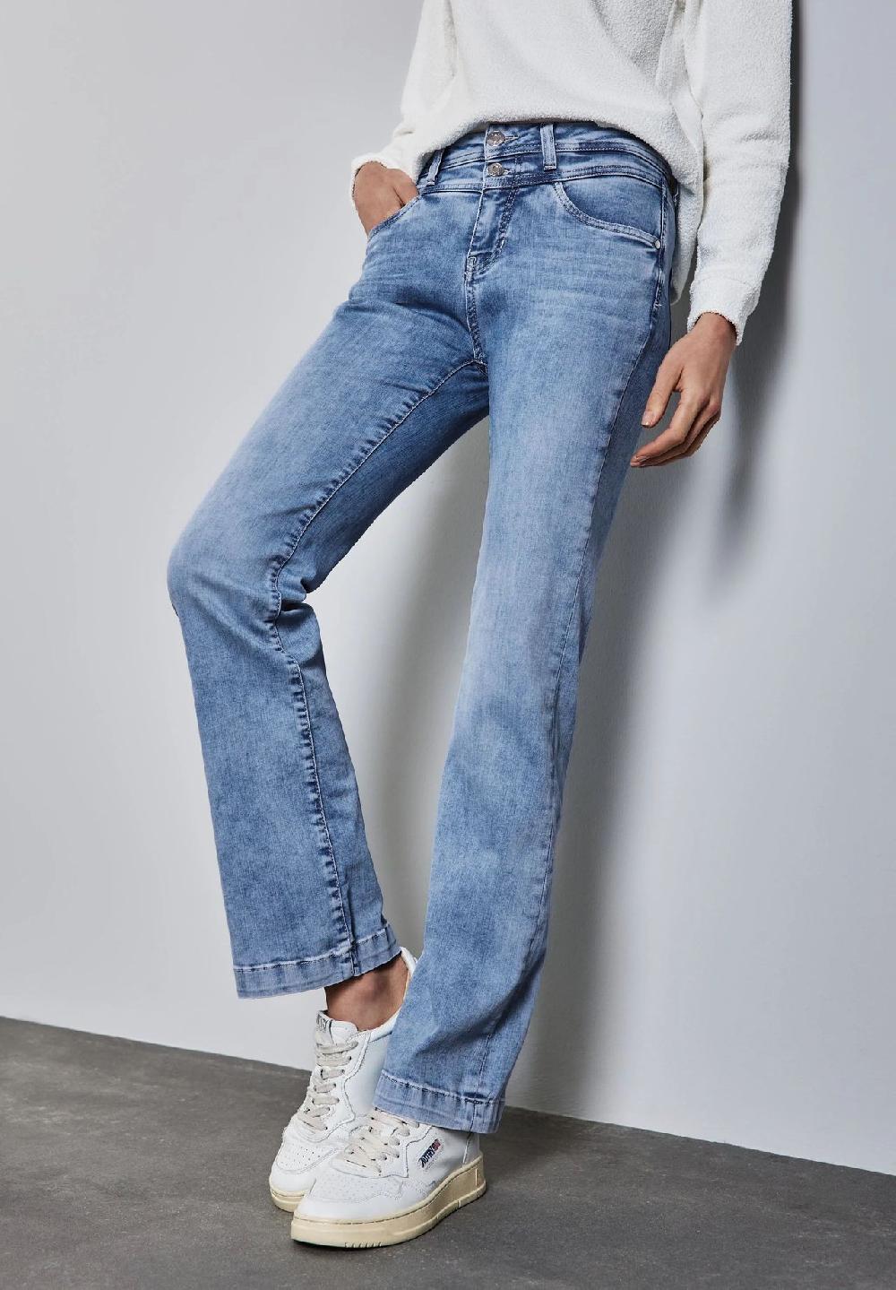 Street One Jeanshose "Style Q" Five-Pocket für Damen 50% Rabatt mit kostenlosem Versand